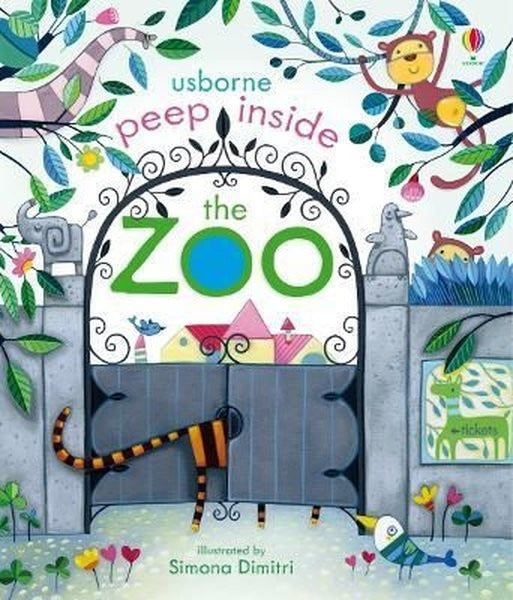 Peep Inside The Zoo | Usborne (Ciltli)