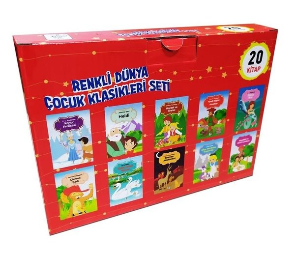 Renkli Dünya Çocuk Klasikleri Seti (20 Kitap Takım)