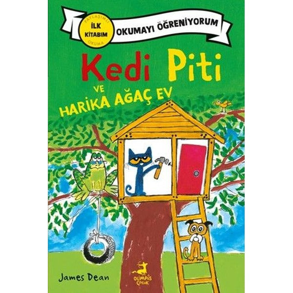 Kedi Piti ve Harika Ağaç Ev - Okumayı Öğreniyorum | Olimpos Çocuk (İnce Kapak)