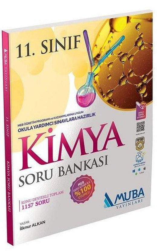 2022 11.Sınıf Kimya Soru Bankası | Muba Yayınları (İnce Kapak)