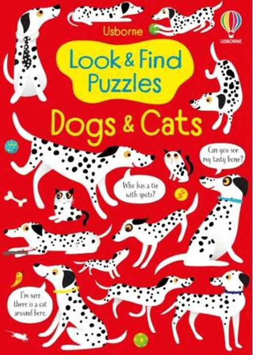 Look and Find Puzzles Dogs and Cats | Usborne (Ciltsiz)