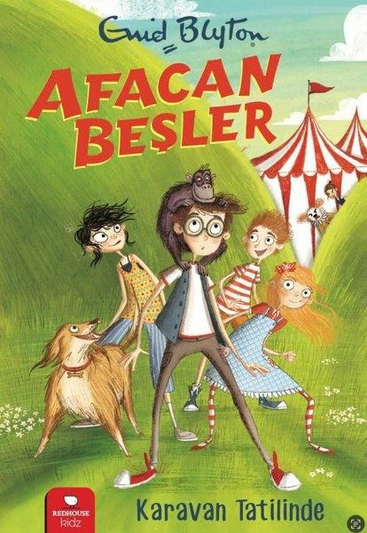 Afacan Beşler - Karavan Tatilinde | Redhouse Kidz Yayınları (İnce Kapak)