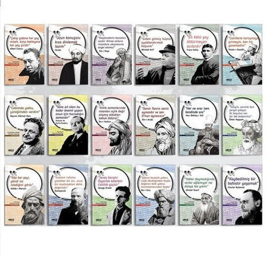 Popüler Edebiyat Seti - 18 Kitap Takım | Gece Kitaplığı (İnce Kapak)