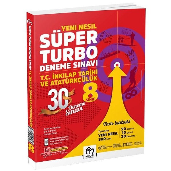 8. Sınıf T.C. İnkılap Tarihi ve Atatürkçülük Yeni Nesil Süper Turbo Deneme Sınavı | Model Eğitim Yayınları