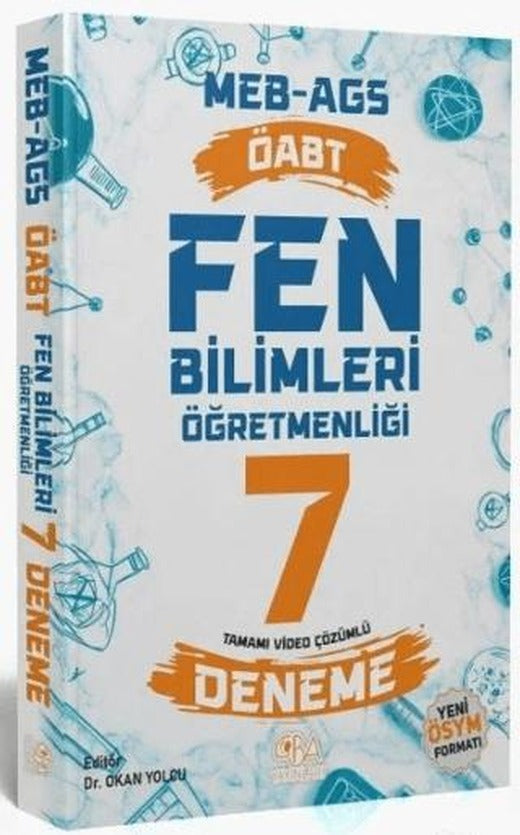 ÖABT MEB-AGS Fen Bilimleri Öğretmenliği 7 Deneme Çözümlü | CBA Akademi (Ciltsiz)