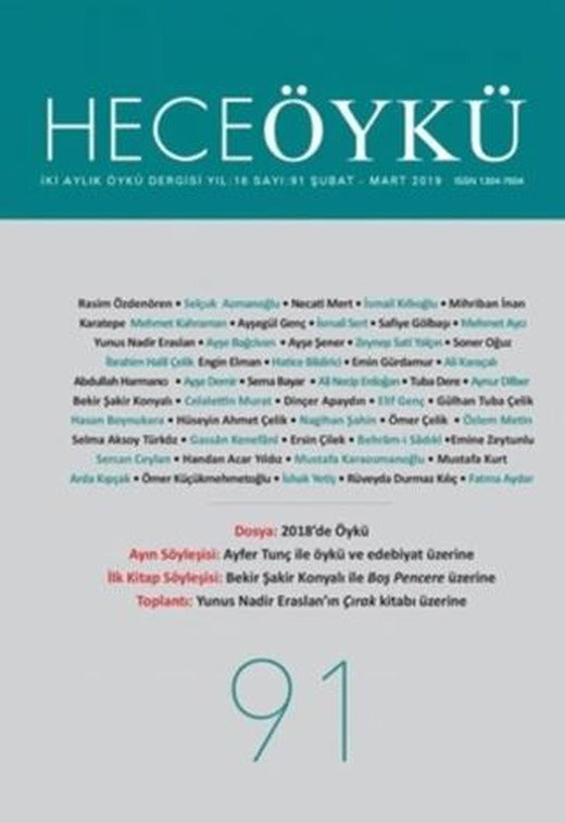 Hece Öykü Dergisi Sayı: 91 (Şubat - Mart 2019) | Hece Dergisi (Ciltsiz)