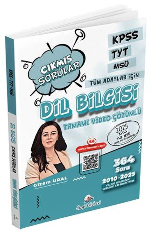 2026 KPSS TYT MSÜ Dil Bilgisi Çıkmış Sorular Son 16 Yıl ÇÖzümlü | Dizgi Kitap (Ciltsiz)