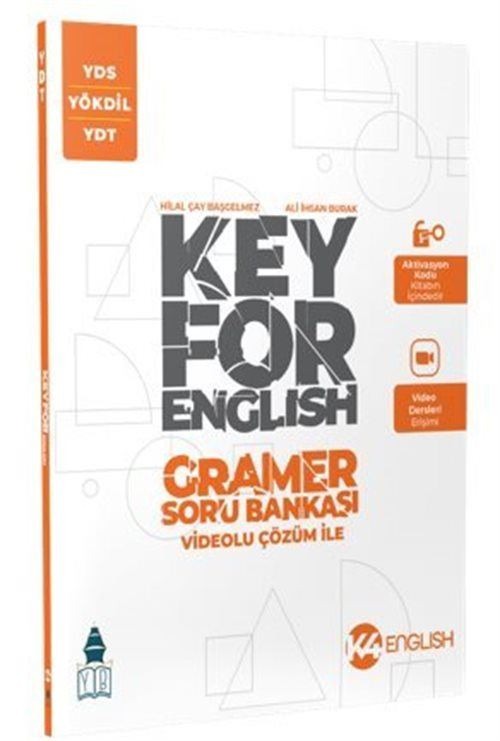 Key for English Gramer Soru Bankası | K4 English Yayınları (İnce Kapak)