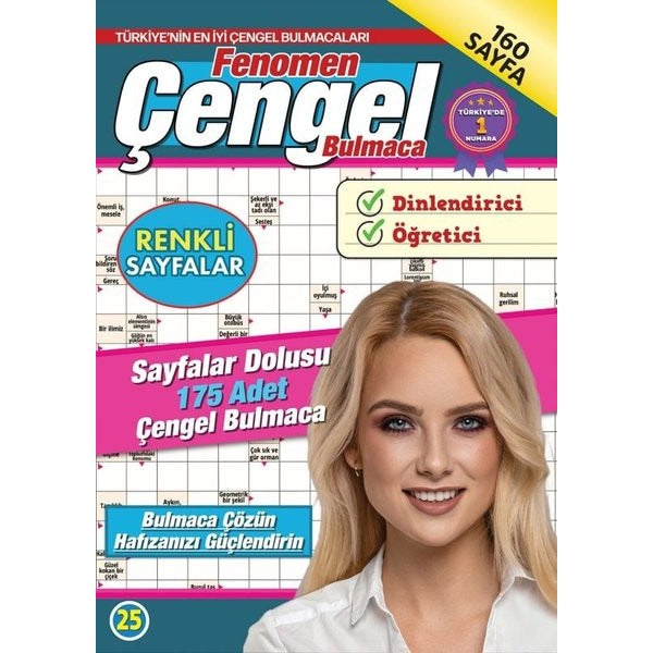 Fenomen Çengel Bulmaca 25 | Maxi Yayıncılık (İnce Kapak)