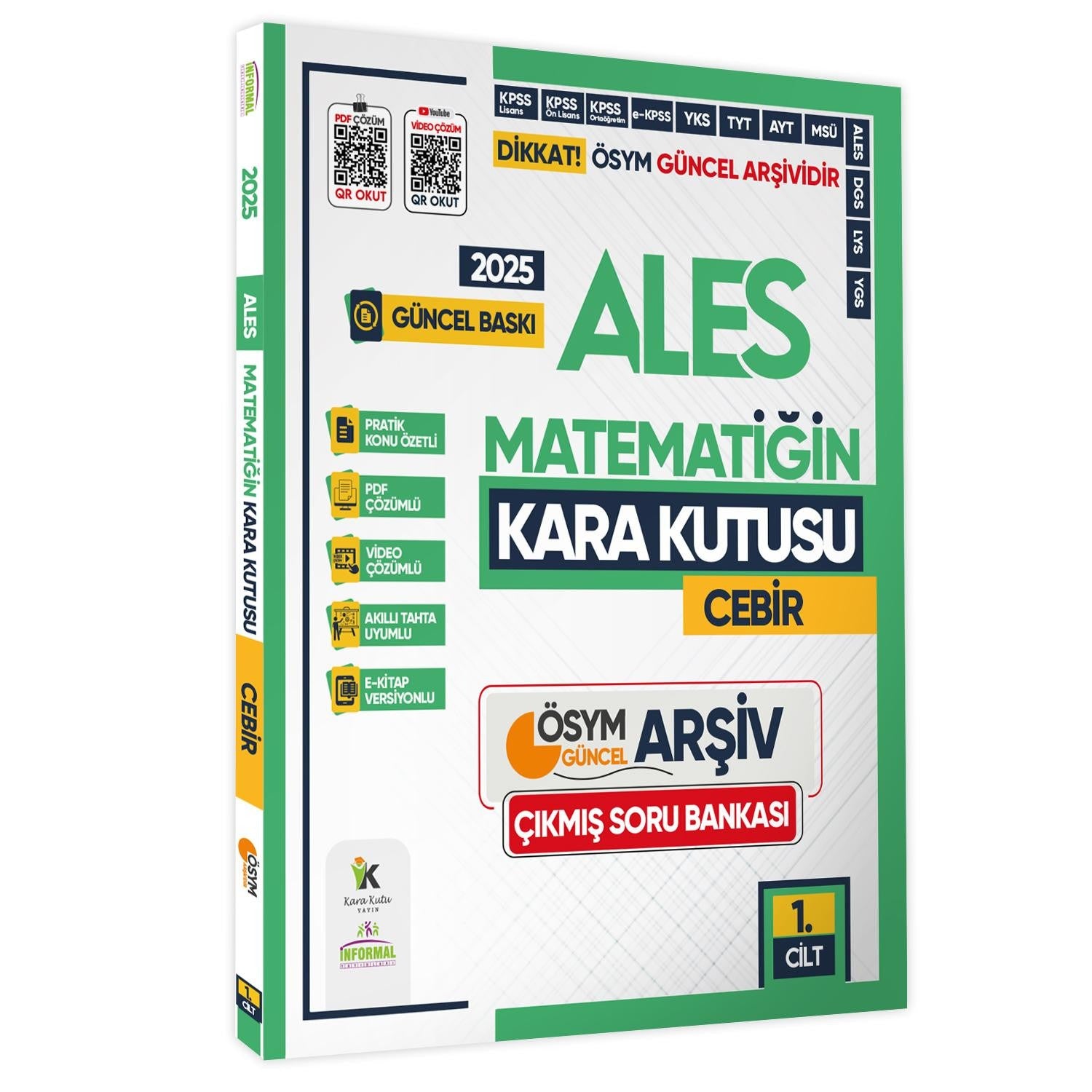 2025 ALES Matematiğin Kara Kutusu 1. Cilt CEBİR