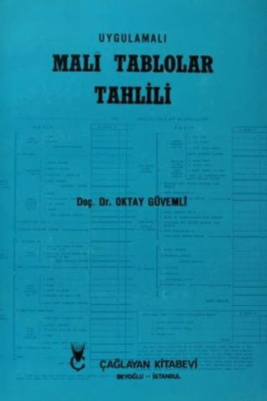 Uygulamalı Mali Tablolar Tahlili | Çağlayan Kitabevi (Ciltsiz)