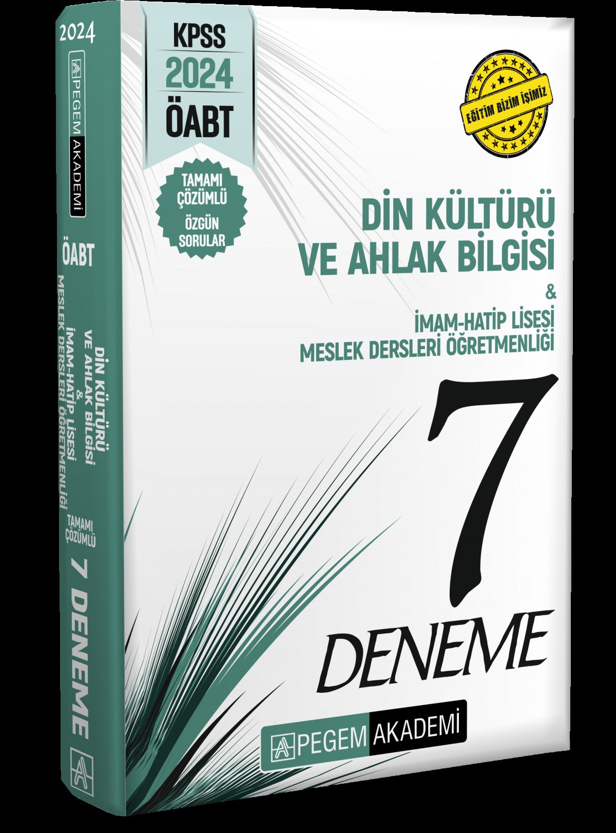 KPSS ÖABT Din Kültürü ve Ahlak Bilgisi İmam Hatip Lisesi Öğretmenliği Tamamı Çözümlü 7 Deneme | Pegem Akademi Yayıncılık (Ciltsiz)