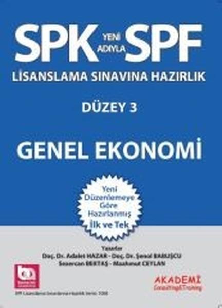 SPK Lisanslama Sınavlarına Hazırlık Düzey 3 Genel Ekonomi | Akademi Consulting (İnce Kapak) - Resim 1