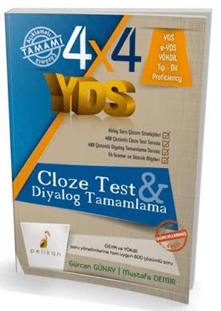 4x4 YDS Seti 3. Kitap Cloze Test, Diyalog Tamamlama
