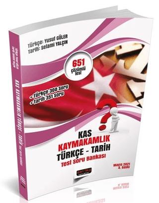 Kaymakamlık Sınavı Türkçe-Tarih Test Soru Bankası | Savaş Yayınevi (Ciltsiz) - Resim 1
