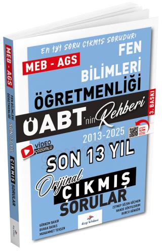 2026 ÖABT MEB-AGS nin Rehberi Fen Bilimleri Öğretmenliği Çıkmış Sorular Son 13 Yıl Çözümlü | Dizgi Kitap (Ciltsiz) - Resim 1