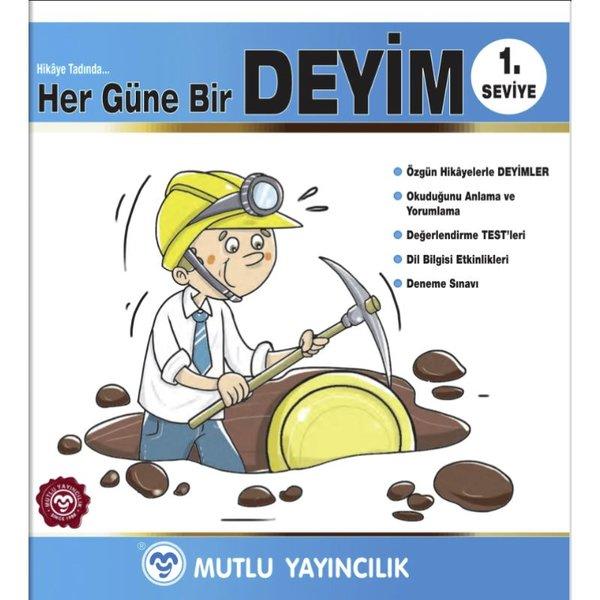 Her Güne Bir Deyim 1. Seviye | Mutlu Yayıncılık (İnce Kapak) - Resim 1