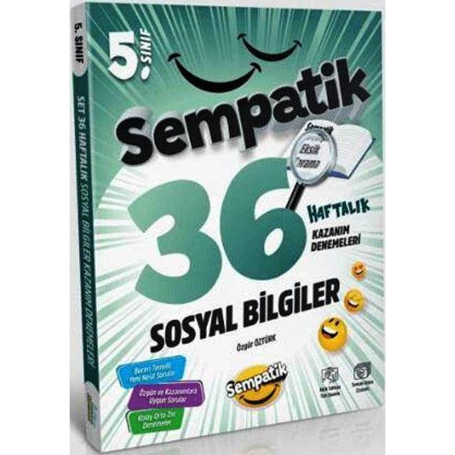 5. Sınıf Sosyal Bilgiler 36 Haftalık Kazanım Denemeleri