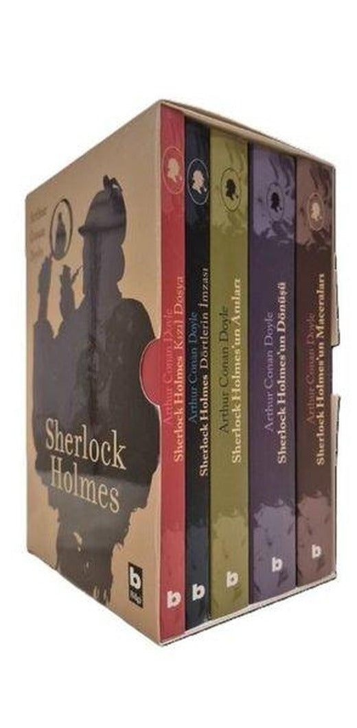 Sherlock Holmes Serisi Seti - 5 Kitap Takım - Kutulu | Bilgi Yayınevi (İnce Kapak)