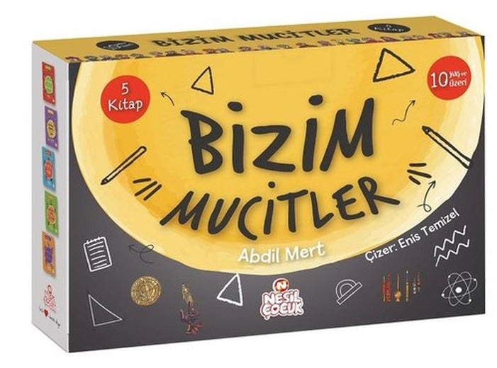 Bizim Mucitler Serisi Seti - 5 Kitap Takım | Nesil Çocuk Yayınları