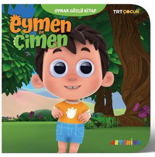 TRT Çocuk - Eymen İle Çimen - Oynar Gözlü Kitap | Artenino Yayıncılık (İnce Kapak)