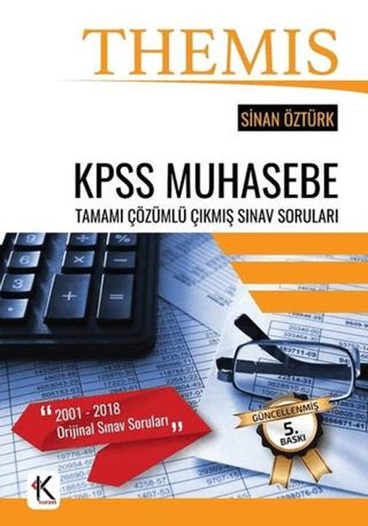 KPSS Muhasebe Tamamı Çözümlü Çıkmış Sınav Soruları | Kuram Kitap (Ciltsiz)
