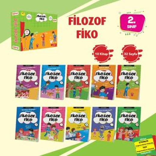 Filozof Fiko Hikaye Seti -1 (10 Kitap - Etkinlik Testi - Değerlendirme Testi)