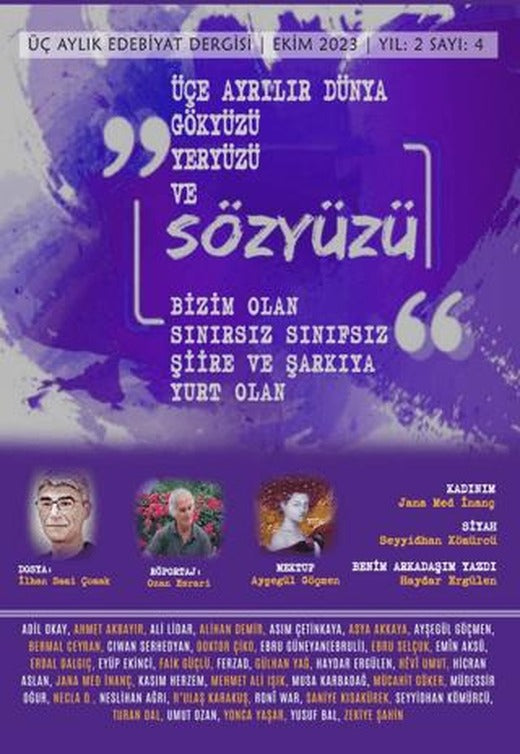 Sözyüzü Dergisi Sayı: 4 Ekim 2023 | Sözyüzü Dergisi Yayınları (Ciltsiz)