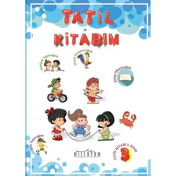 Tatil Kitabım 3.Sınıftan 4.Sınıfa Geçenler İçin | Milenyum (İnce Kapak)