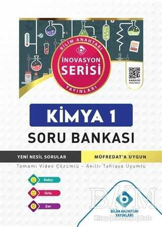 Bilim Anahtarı Yayınları Kimya 1 Soru Bankası