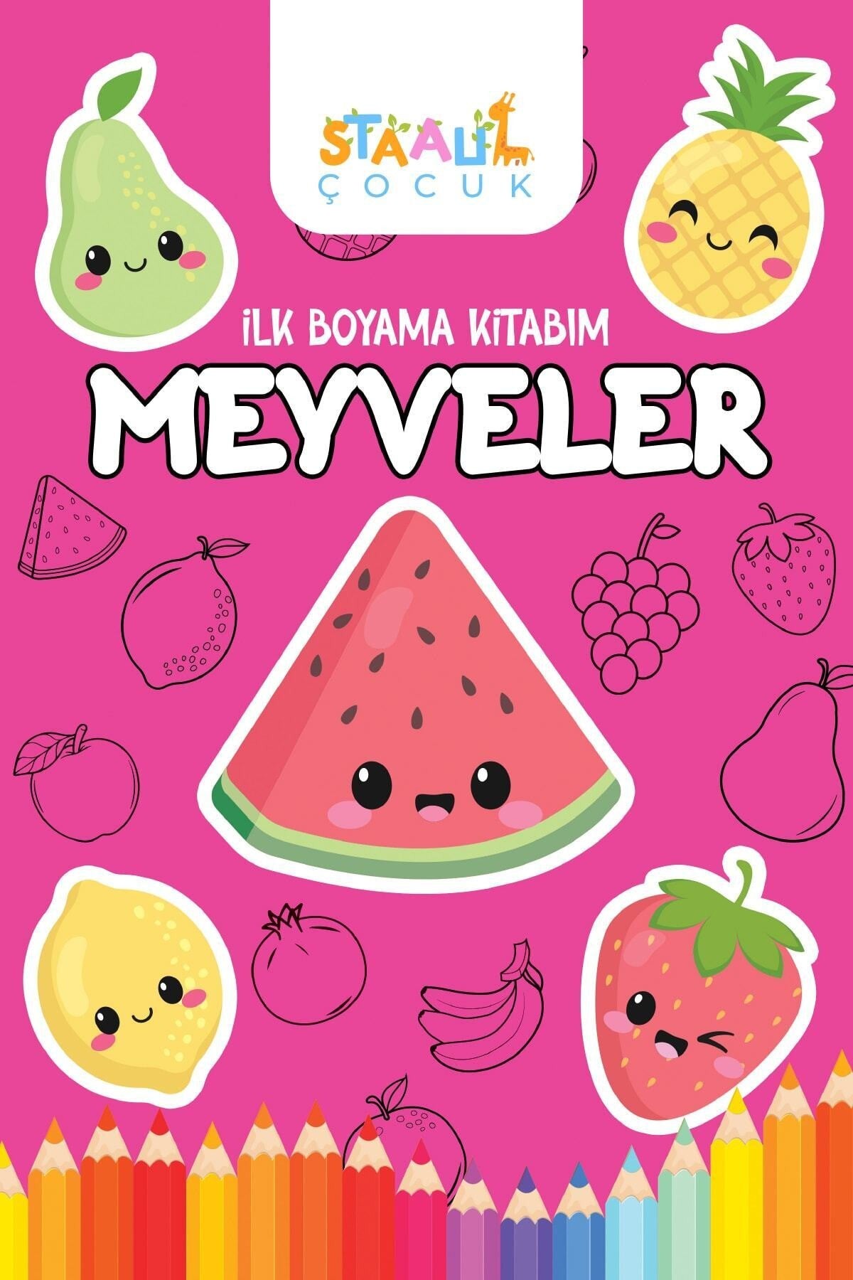 İlk Boyama Kitabım - Meyveler