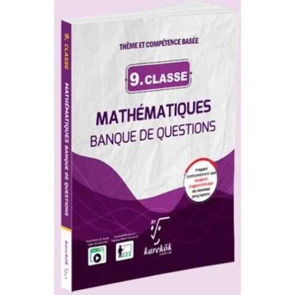 9 Classe Mathematiques Banque De Questıons | Karekök Eğitim Yayın (İnce Kapak)