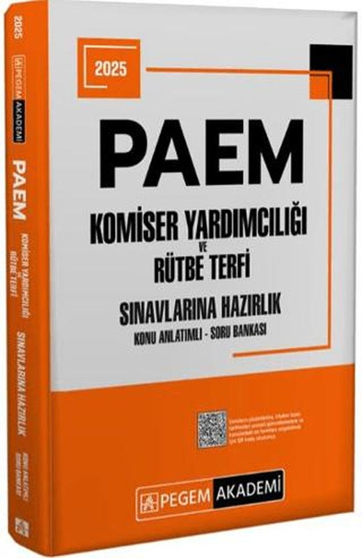 2025 PAEM Komiser Yardımcılığı ve Rütbe Terfi Sınavlarına Hazırlık Konu Anlatımlı Soru Bankası | Pegem Akademi Yayıncılık (Ciltsiz)