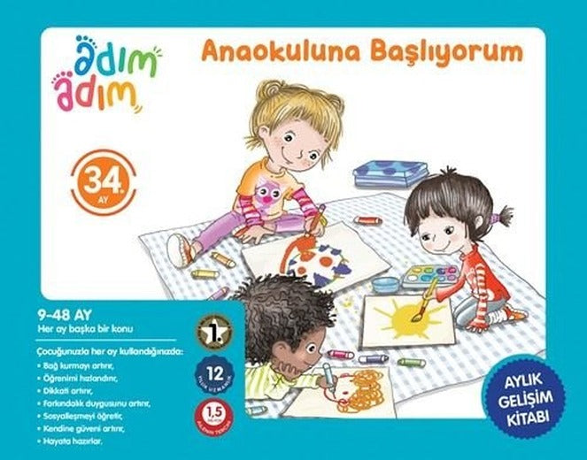 Adım Adım 34.Ay Gelişim Kitabı | Adım Adım