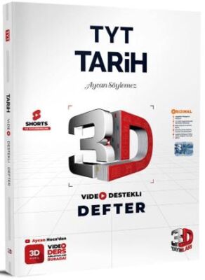 3d Tyt Video Destekli Tarih Defter Vdd - Aycan Söylemez kitap kapağı