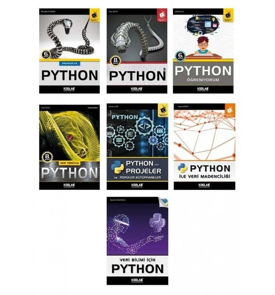 Süper Python Seti-3 Kitap Takım | Kodlab (İnce Kapak)