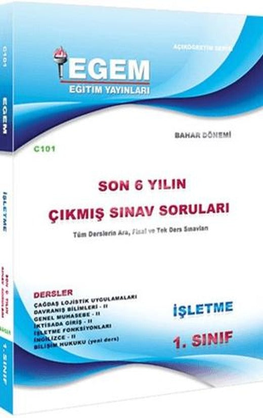 1. Sınıf İşletme Çıkmış Sınav Soruları (2012-2018) (Bahar Dönemi)