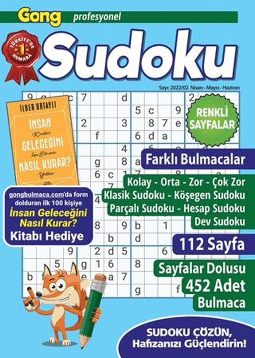 Gong Profesyonel Sudoku 10 | Maxi Yayıncılık (Ciltsiz)
