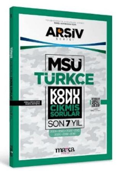 MSÜ Türkçe Konu Konu Çıkmış Sorular Son 7 Yıl | Marka Yayınları (Ciltsiz)