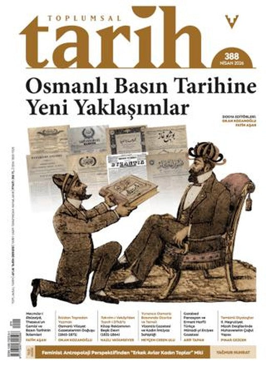 Toplumsal Tarih Dergisi: 388 Nisan 2026 | Tarih Vakfı Yurt Yayınları - Toplumsal Tarih Dergisi (Ciltsiz)