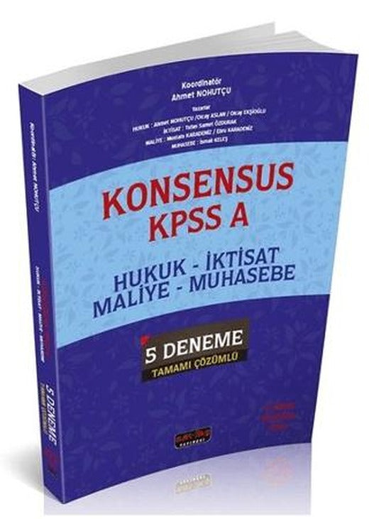 KPSS A Grubu 5 Deneme | Savaş Yayınevi (Ciltsiz)