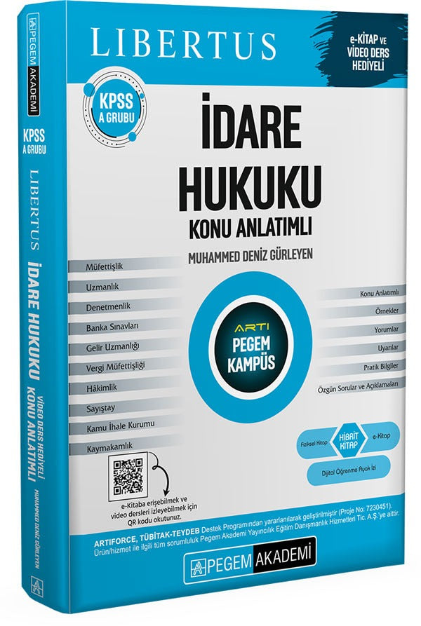 KPSS A Grubu Libertus İdare Hukuku Konu Anlatımlı | Pegem Akademi Yayıncılık (Ciltsiz)