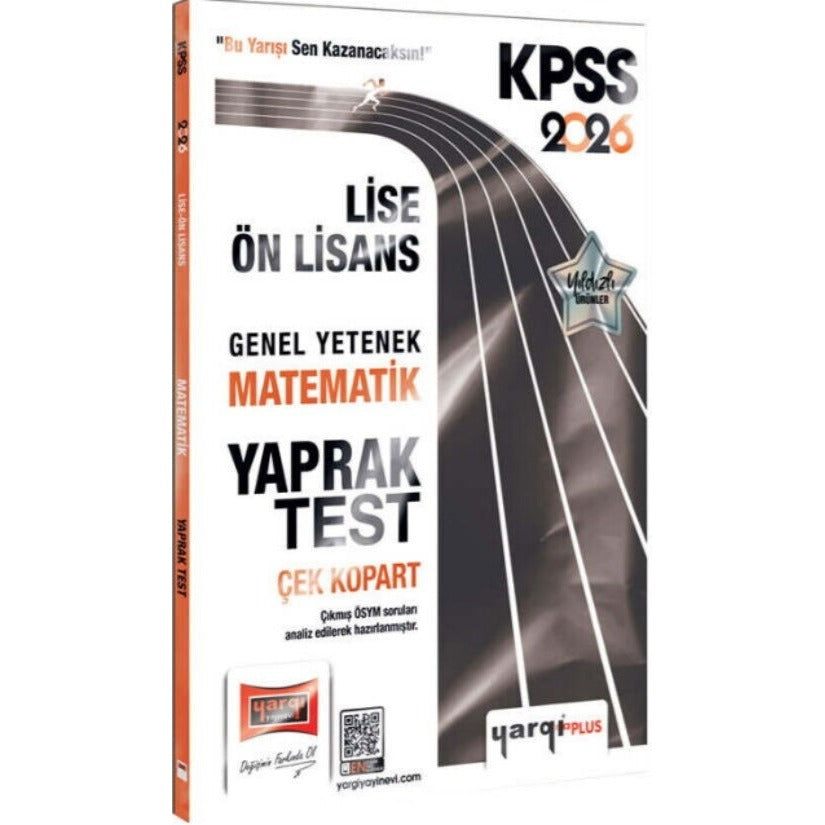 2026 KPSS Lise - Ön Lisans Genel Yetenek Matematik Çek Kopart Yaprak Test | Yargı Yayınları (İnce Kapak)