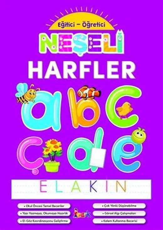 Eğitici - Öğretici Neşeli Harfler | Bıcırık Yayınları