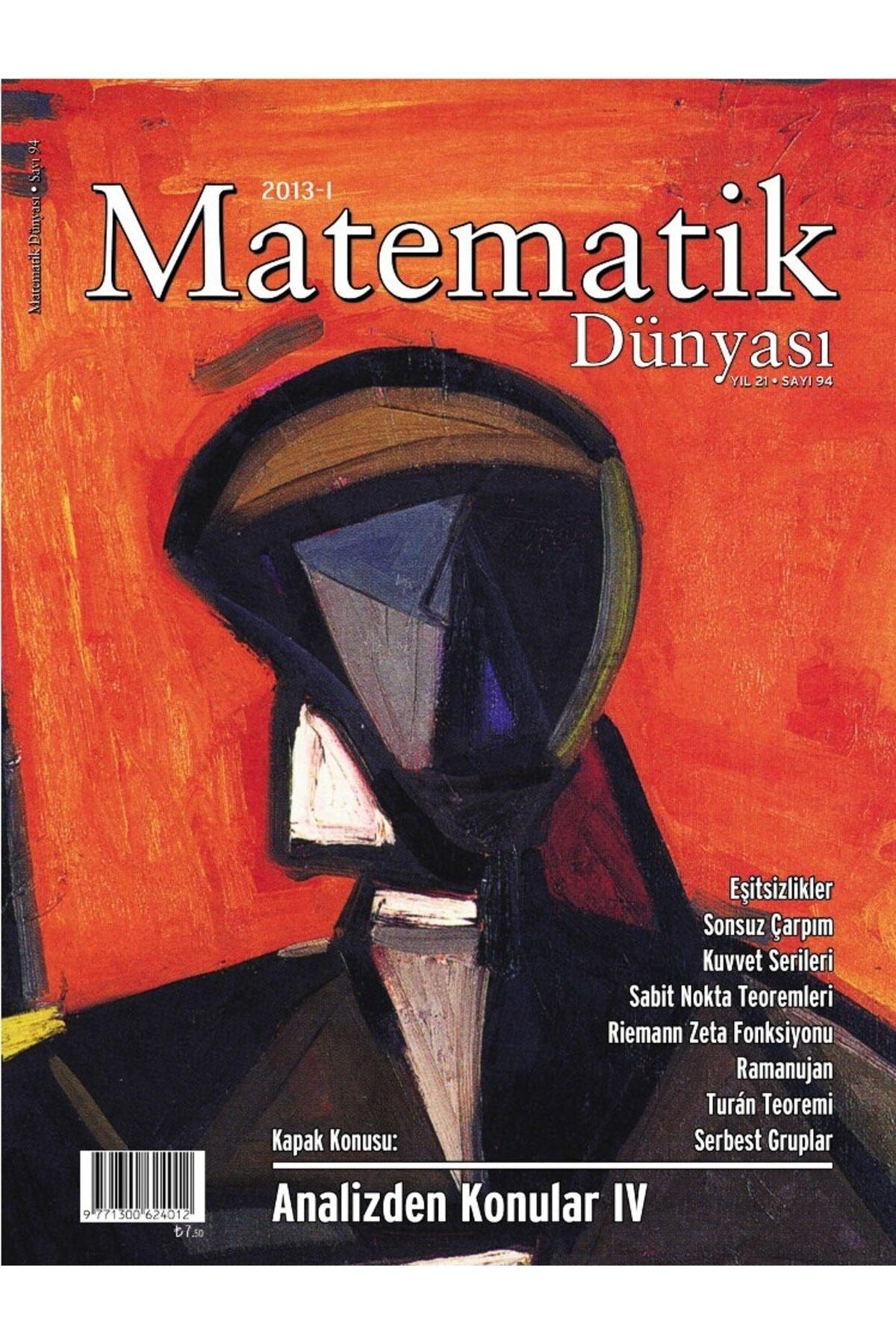 Matematik Dünyası Dergisi Sayı:94 Yıl:2013 - I | Nesin Yayınevi (Ciltsiz)