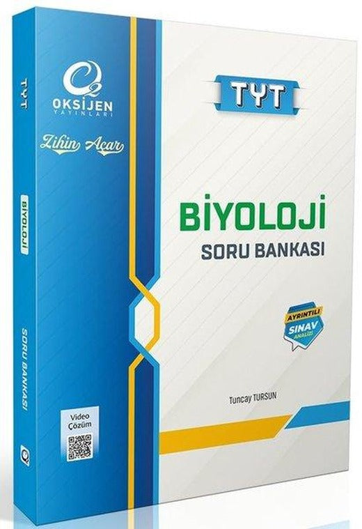 Oksijen TYT Biyoloji Soru Bankası | Oksijen Yayınları - Eğitim (İnce Kapak)
