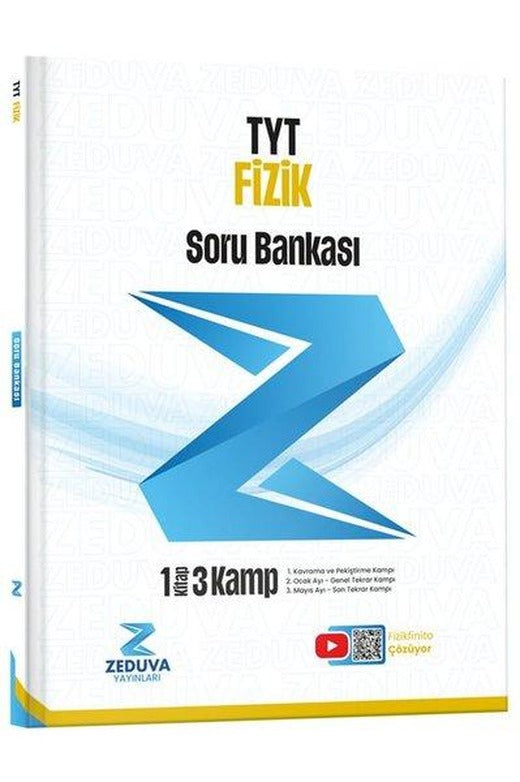 Fizikfinito TYT Fizik 1 Kitap 3 Kamp Soru Bankası | Zeduva Yayınları (İnce Kapak)