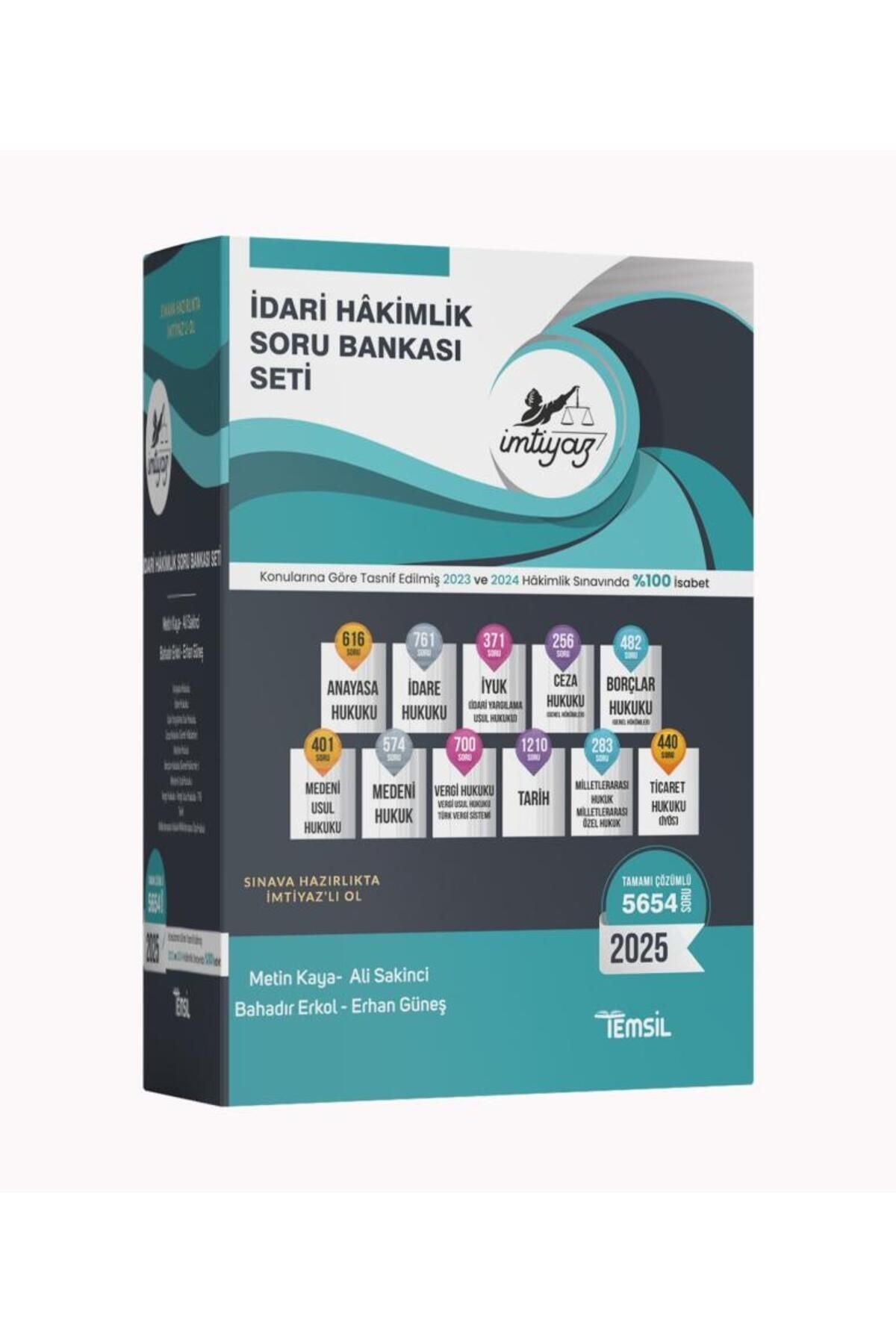 İmtiyaz İdari Hakimlik Soru Bankası Seti | Temsil Kitap (Ciltsiz)