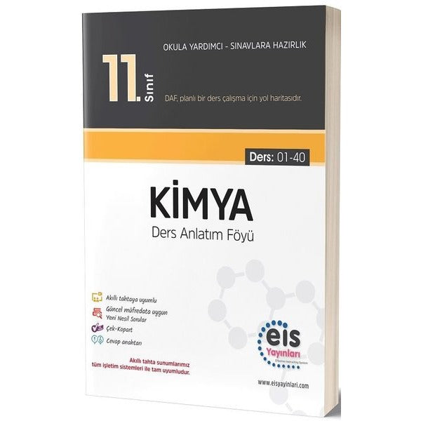 11.Sınıf Kimya Ders Anlatım Föyü