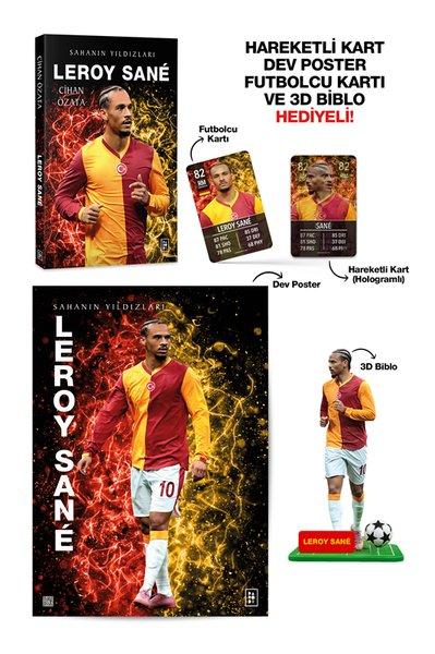 Leroy Sane - Sahanın Yıldızları - Hareketli Kart - Dev Poster - Futbolcu Kartı ve 3D Biblo Hediyeli! | Parodi Yayınları (İnce Kapak) - Resim 1
